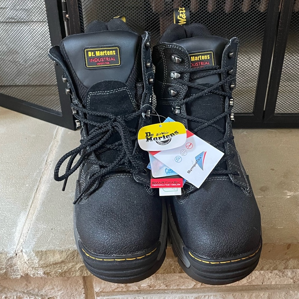 Dr. Martens IronBridge Steel Toe Shoes, Waterproof, Safety Work Boots, Men’s 12